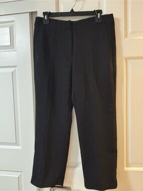 JCF crepe cropped ankle pants, no belt loops and not needed.